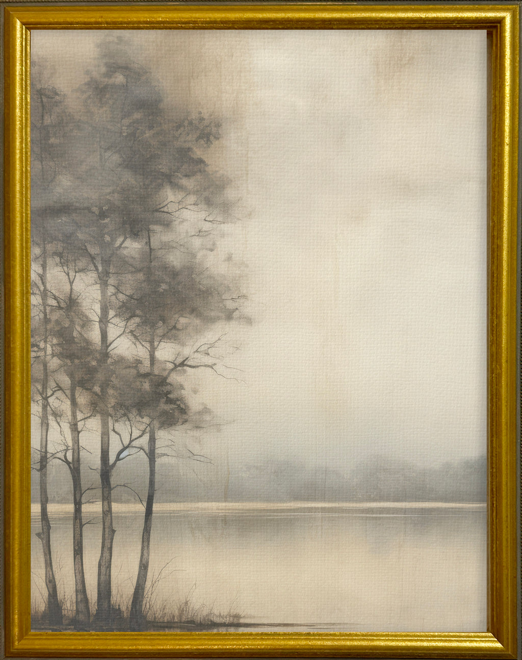16x20 Gold Gallery Frame - Vintage Trees