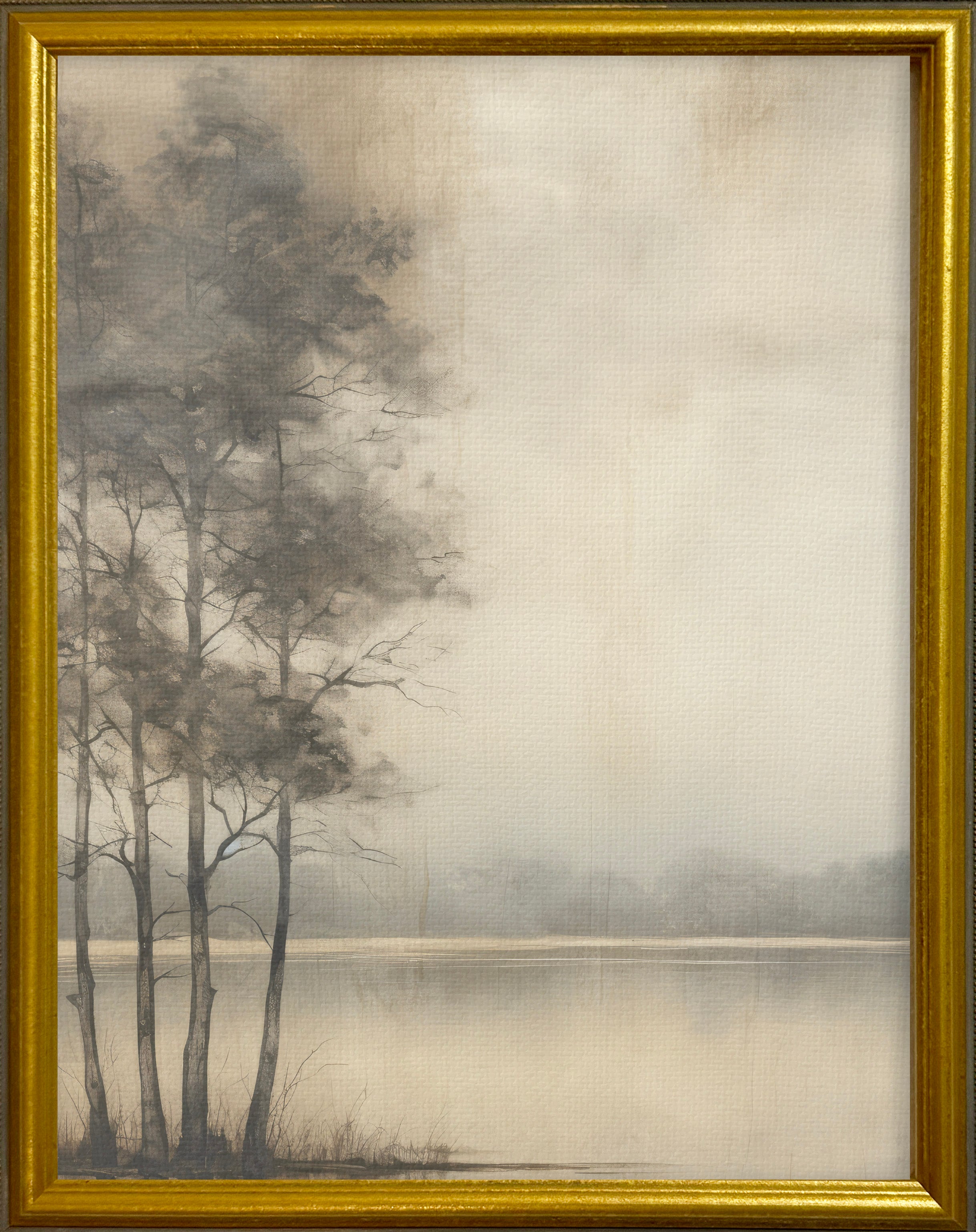 16x20 Gold Gallery Frame - Vintage Trees