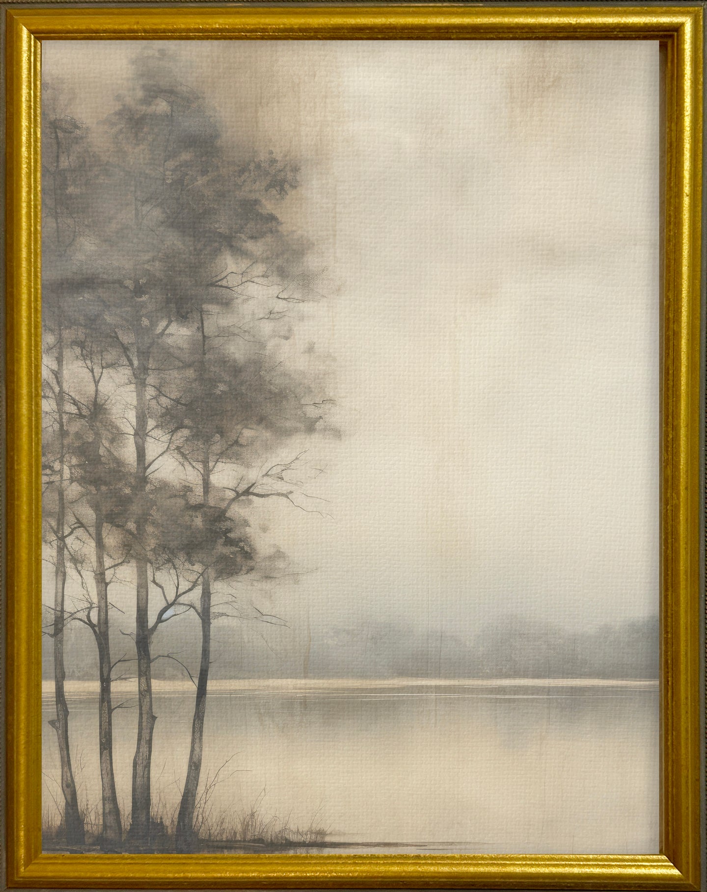 16x20 Gold Gallery Frame - Vintage Trees