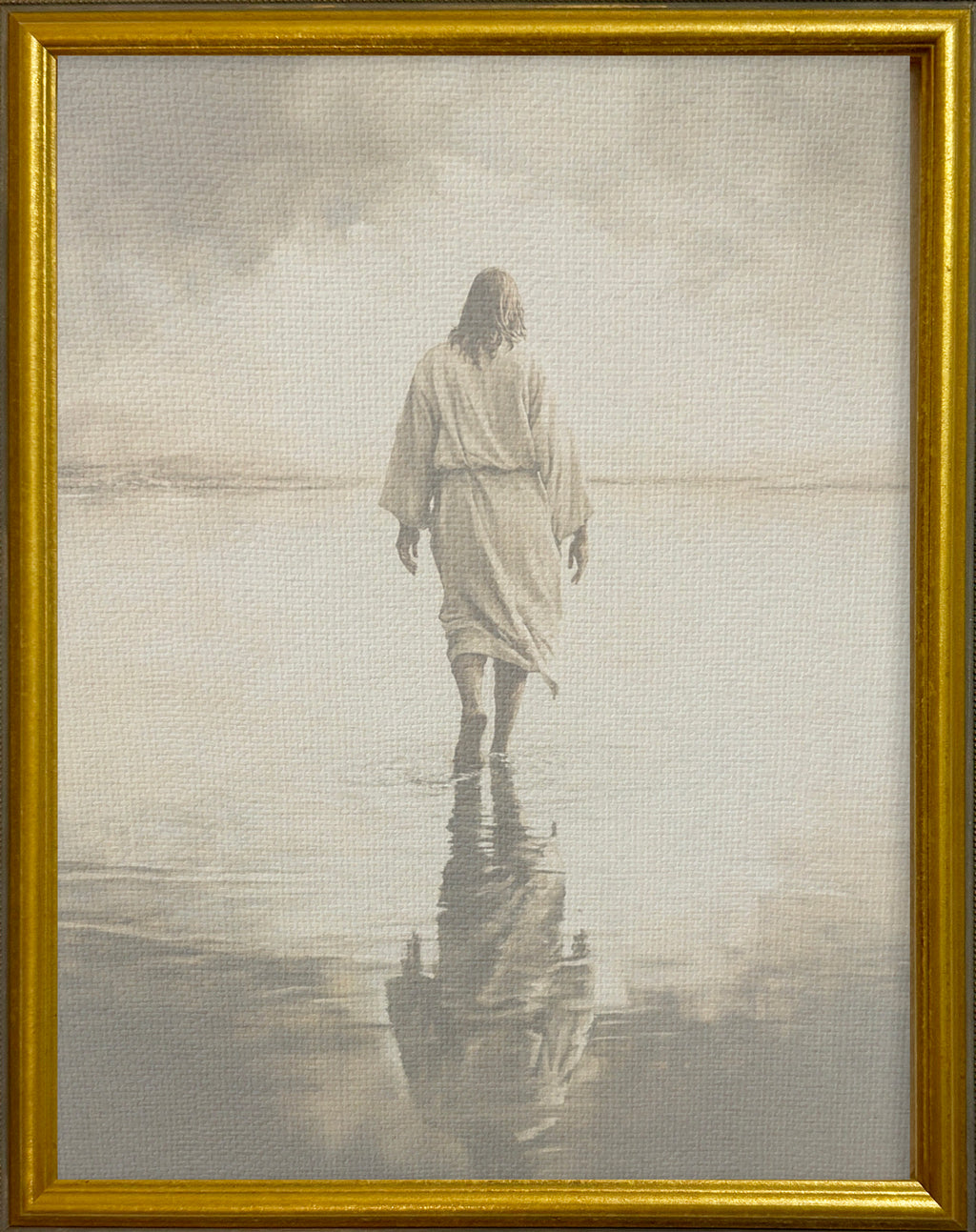 16x20 Gold Gallery Frame - Walking on Water