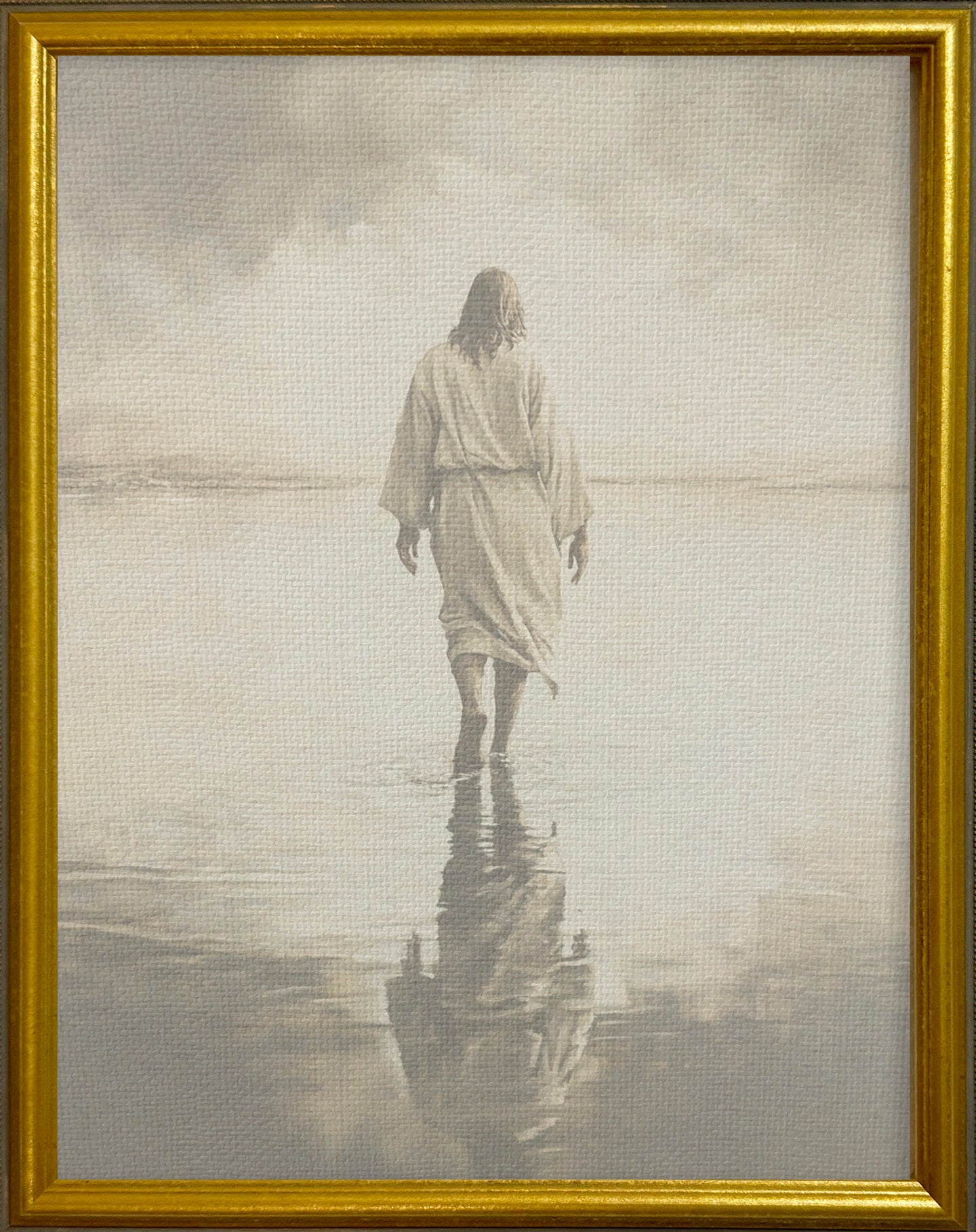 16x20 Gold Gallery Frame - Walking on Water