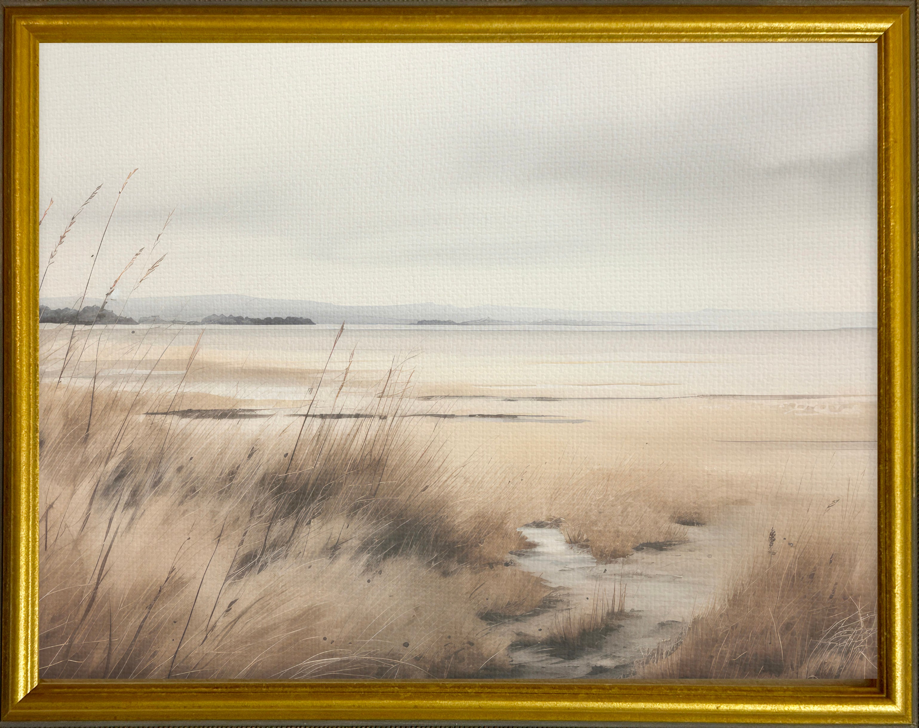 16x20 Gold Gallery Frame - Waterscape 1