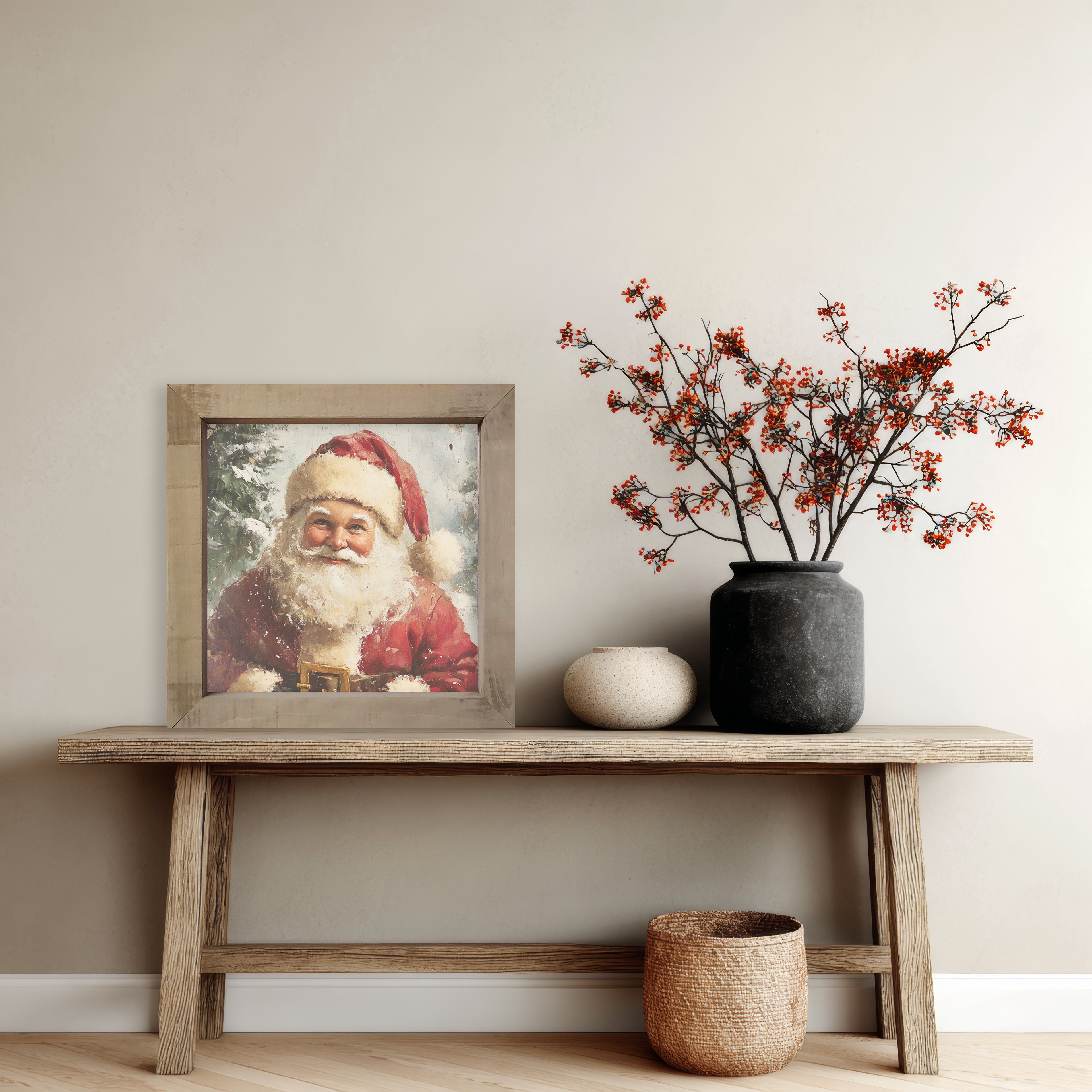 18x18 Thin Timberwood - Holiday