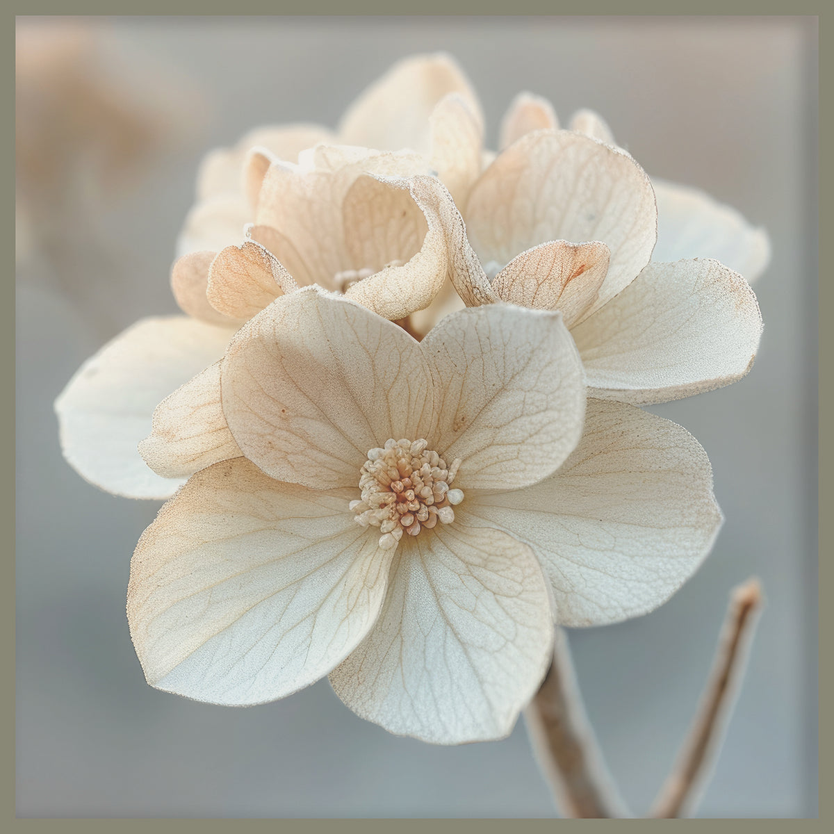 24x24 Hairline - Flower 2