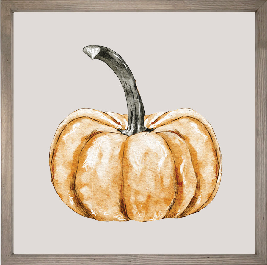 24x24 Textured Orange Pumpkin