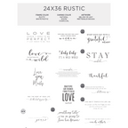 24x36 Rustic