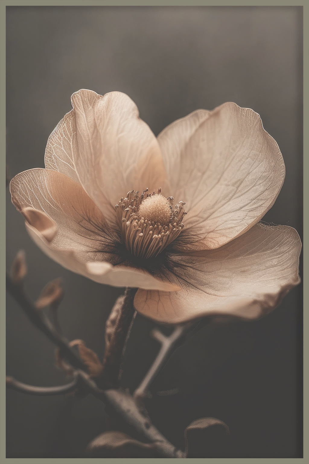 24x36 Hairline - Flower 6