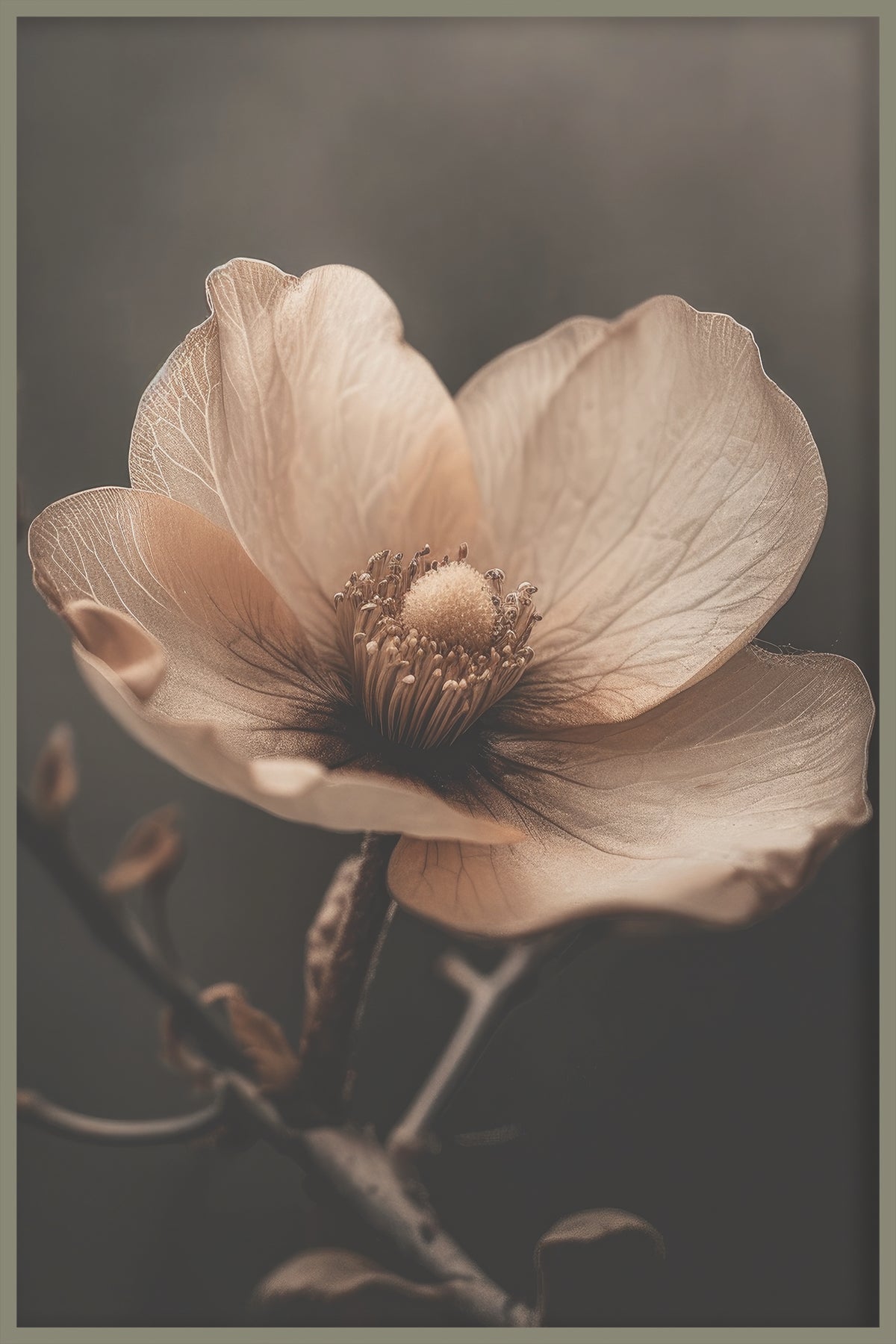 24x36 Hairline - Flower 6