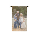 30"x40" Custom Family Photo Canvas Scrolls