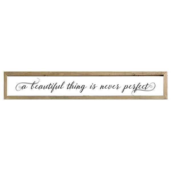 41x7 Thin Oak | White Canvas