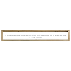 41x7 Thin Oak | White Canvas