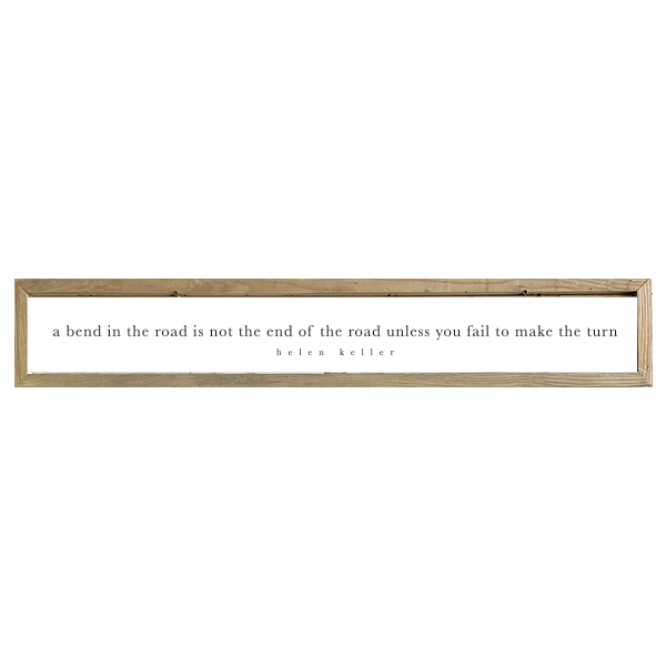 41x7 Thin Oak | White Canvas