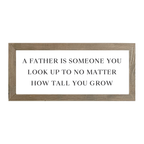 16x7 Thin Oak | White Canvas