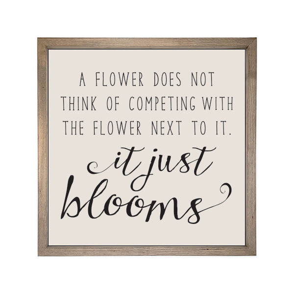 24x24 Thin Oak | Natural Canvas