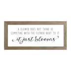 16x7 Thin Oak | White Canvas