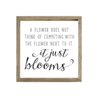 16x16 Thin Oak | White Canvas