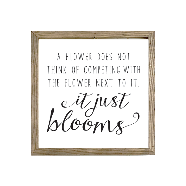 16x16 Thin Oak | White Canvas