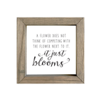 8x8 Thin Oak | White Canvas