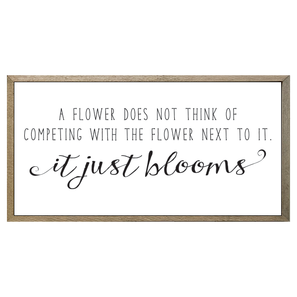 35x18 Thin Oak | White Canvas