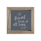 8x8 Thin Oak | Charcoal Canvas