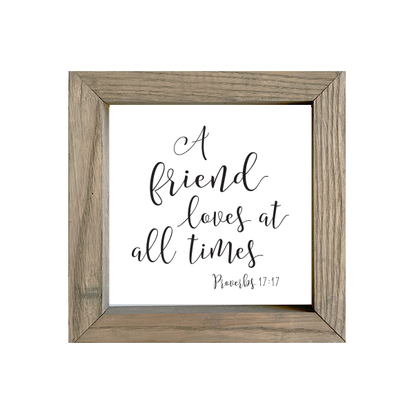 8x8 Thin Oak | White Canvas