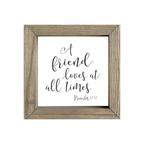 8x8 Thin Oak | White Canvas