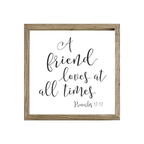 16x16 Thin Oak | White Canvas