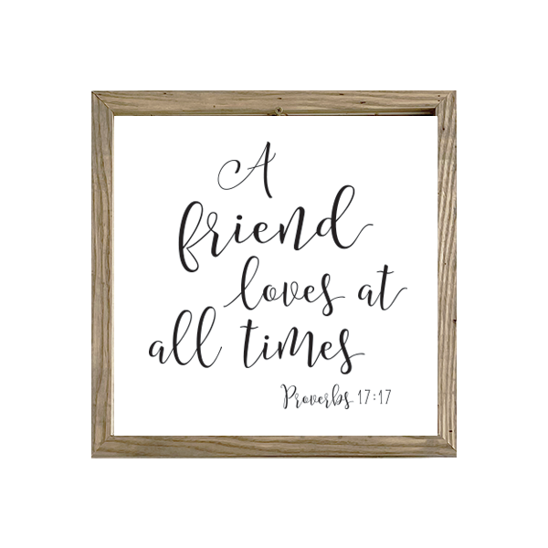 16x16 Thin Oak | White Canvas