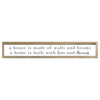 41x7 Thin Oak | White Canvas