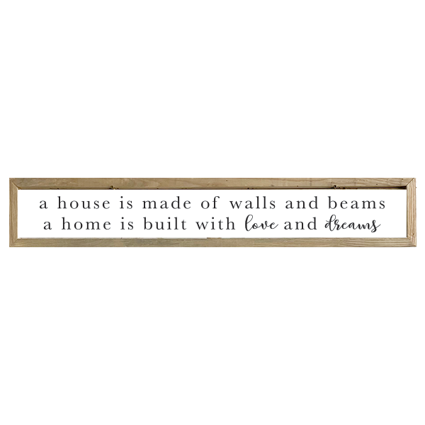 41x7 Thin Oak | White Canvas