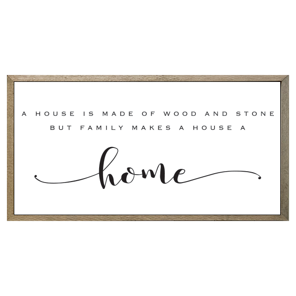 35x18 Thin Oak | White Canvas