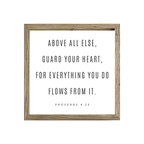 16x16 Thin Oak | White Canvas