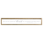 41x7 Thin Oak | White Canvas