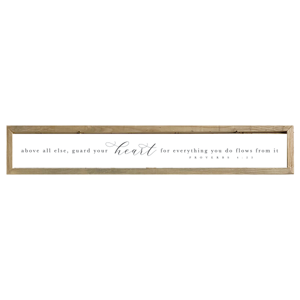 41x7 Thin Oak | White Canvas