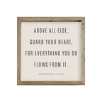 16x16 Thin Oak | Natural Canvas