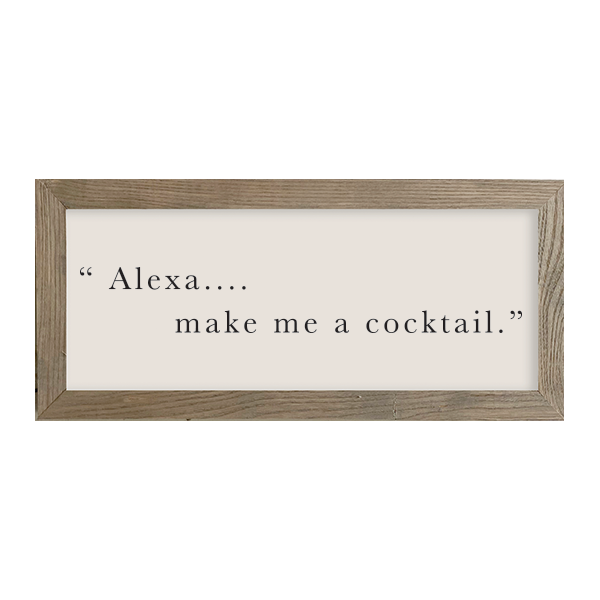 16X7 Thin Oak The Drink Collection