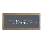 16x7 Thin Oak | Charcoal Canvas