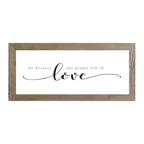 16x7 Thin Oak | White Canvas