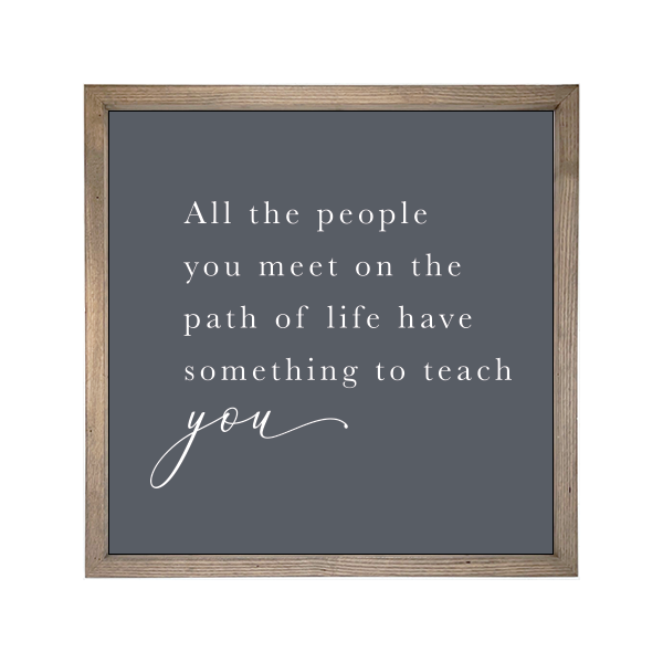 24x24 Thin Oak | Charcoal Canvas