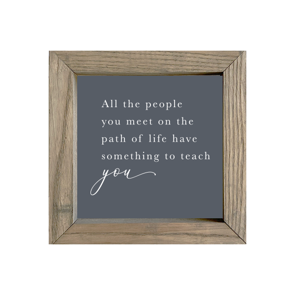 8x8 Thin Oak | Charcoal Canvas