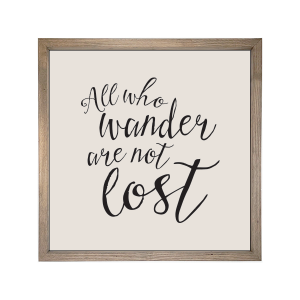 24x24 Thin Oak | Natural Canvas