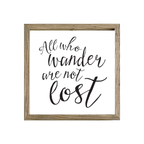 16x16 Thin Oak | White Canvas