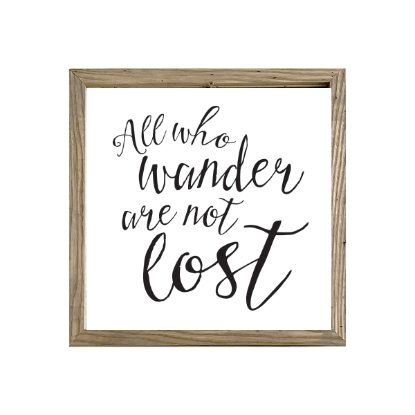 16x16 Thin Oak | White Canvas