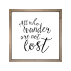 24x24 Thin Oak | White Canvas