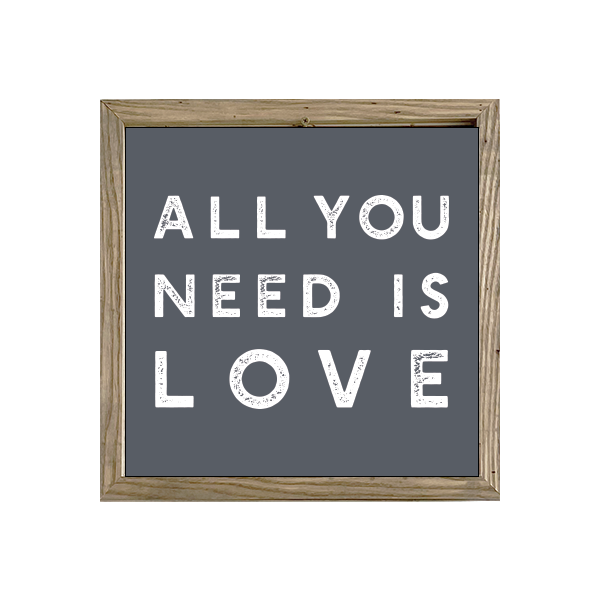 16x16 Thin Oak | Charcoal Canvas