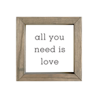 8x8 Thin Oak | White Canvas