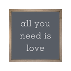 24x24 Thin Oak | Charcoal Canvas