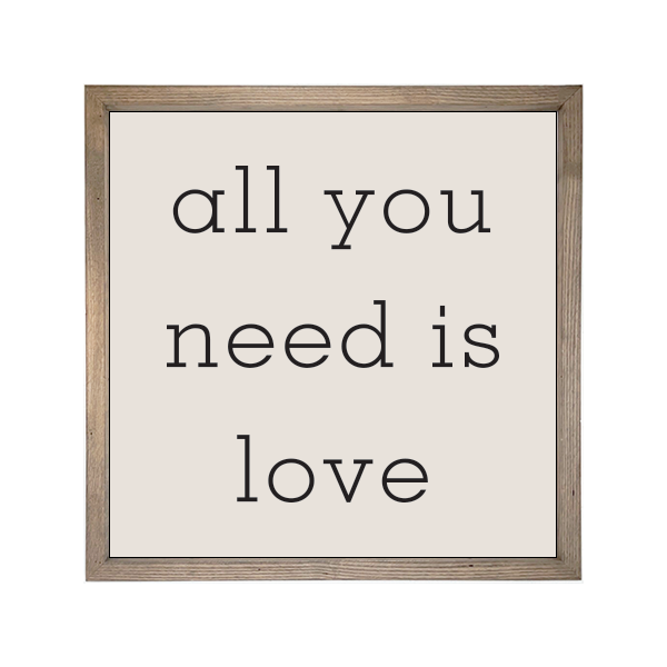 24x24 Thin Oak | Natural Canvas