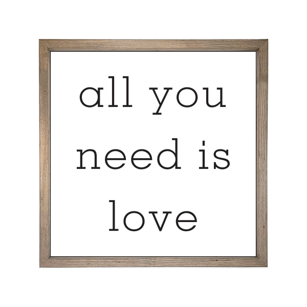 24x24 Thin Oak | White Canvas