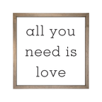 24x24 Thin Oak | White Canvas